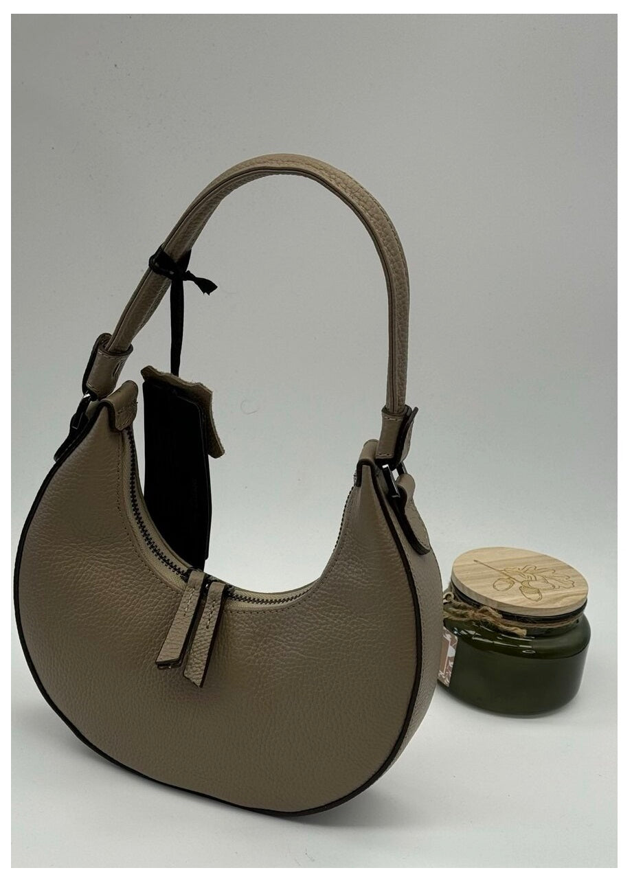 Moonlight Chic – Genuine Pebbled Leather Bag by Tony Bellucci