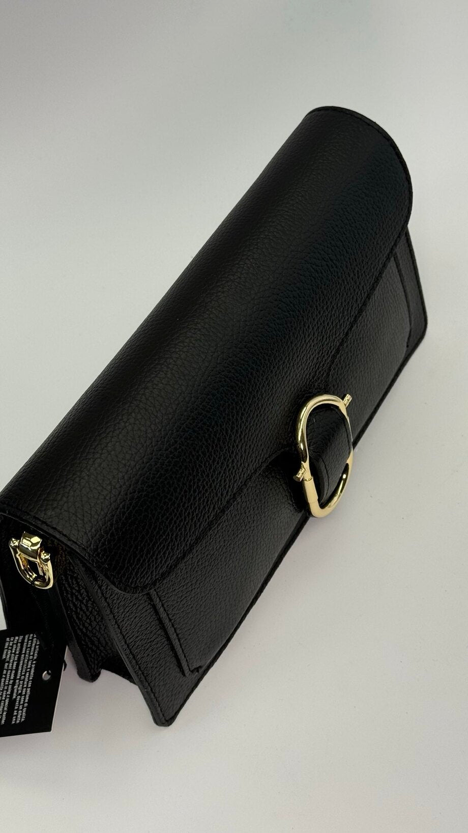 Elegance Collection – Women's Genuine Leather Clutch Bag with Buckle