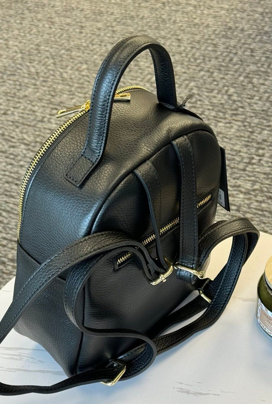 Italian Leather Mini Backpack 🇮🇹