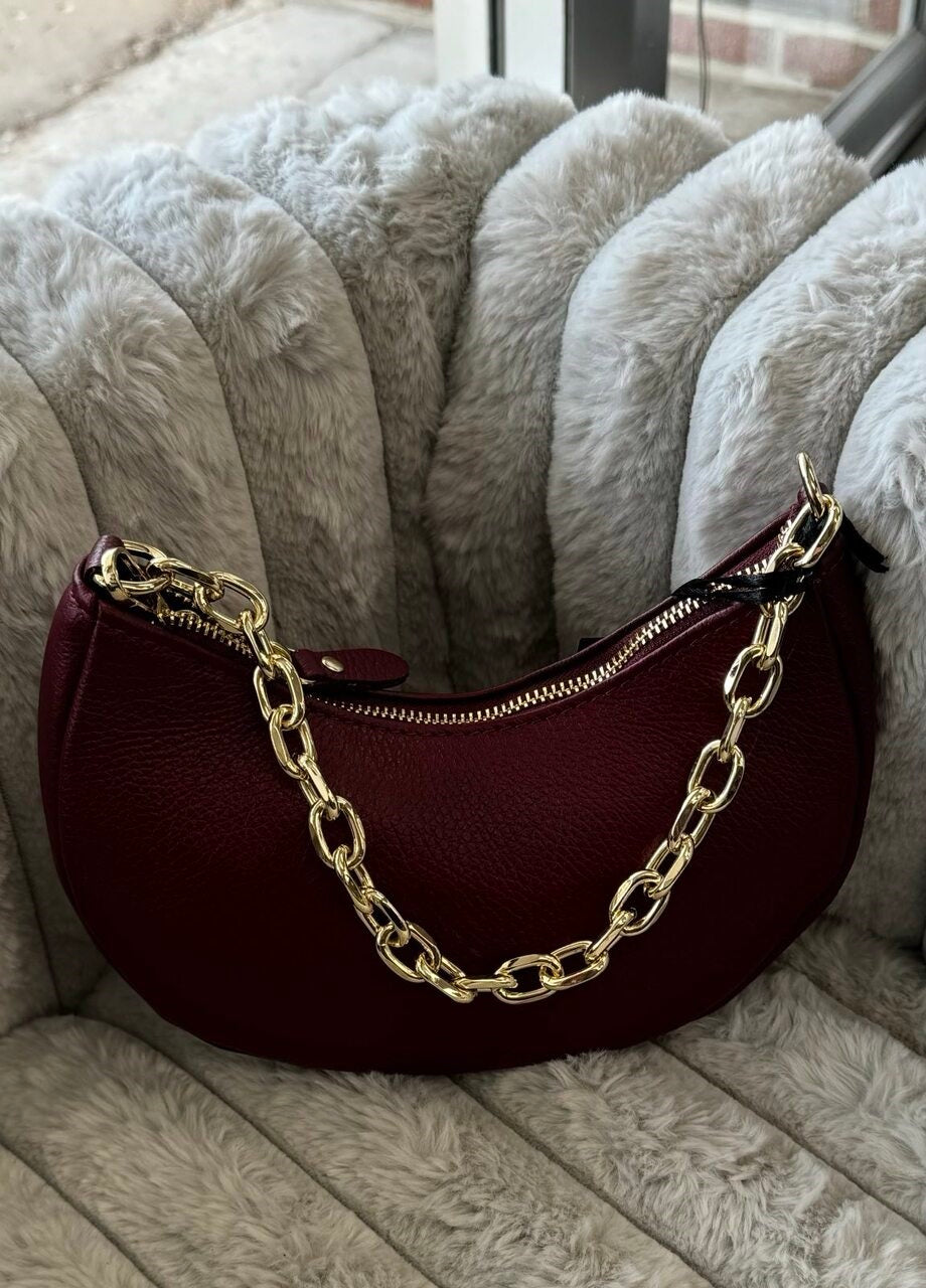 “Graceful Chain” - Genuine Leather Bag