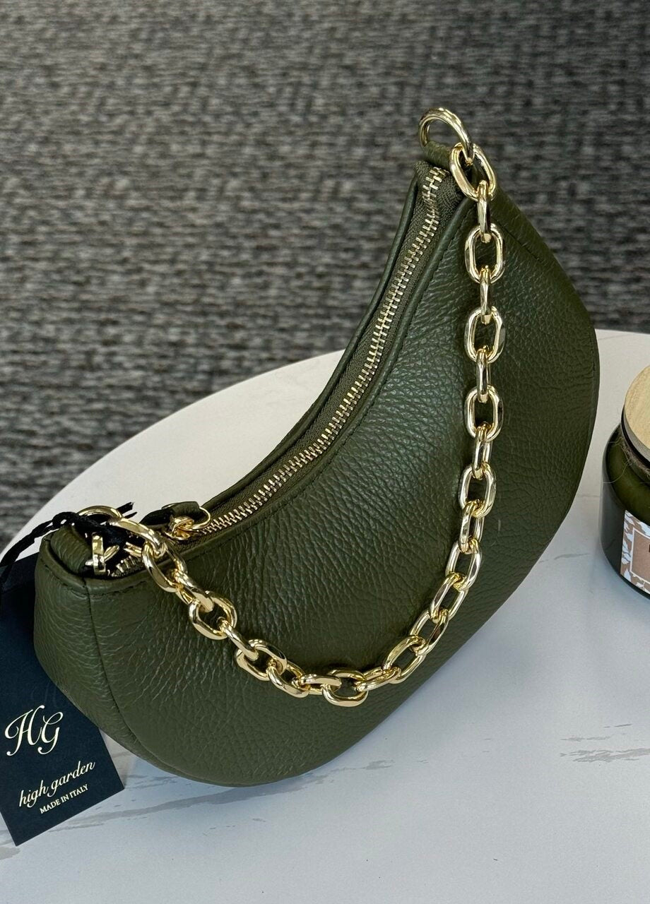 “Graceful Chain” - Genuine Leather Bag