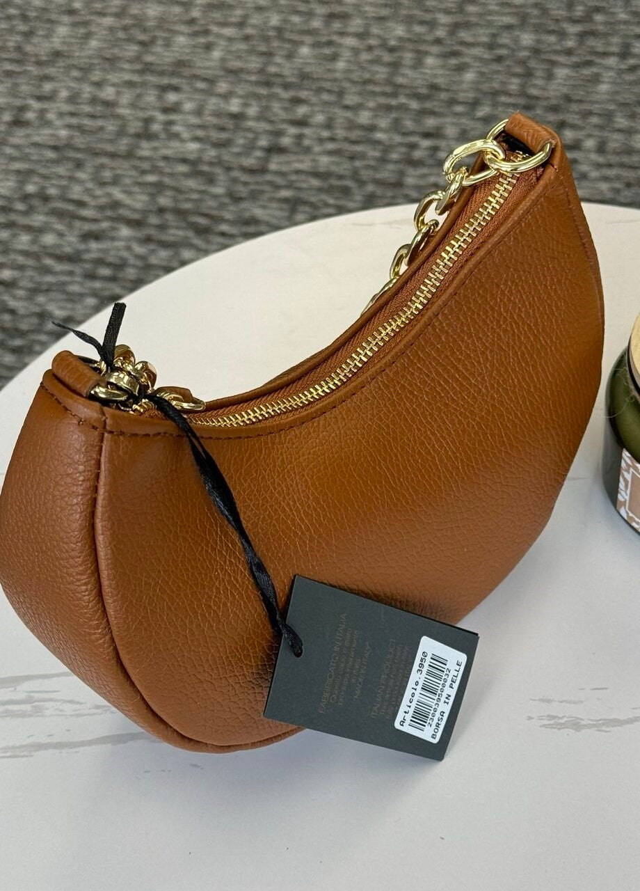“Graceful Chain” - Genuine Leather Bag