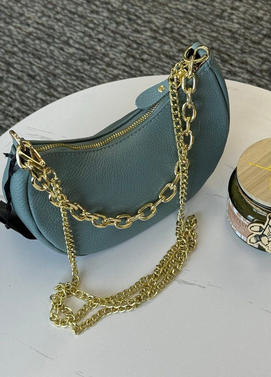 “Graceful Chain” - Genuine Leather Bag