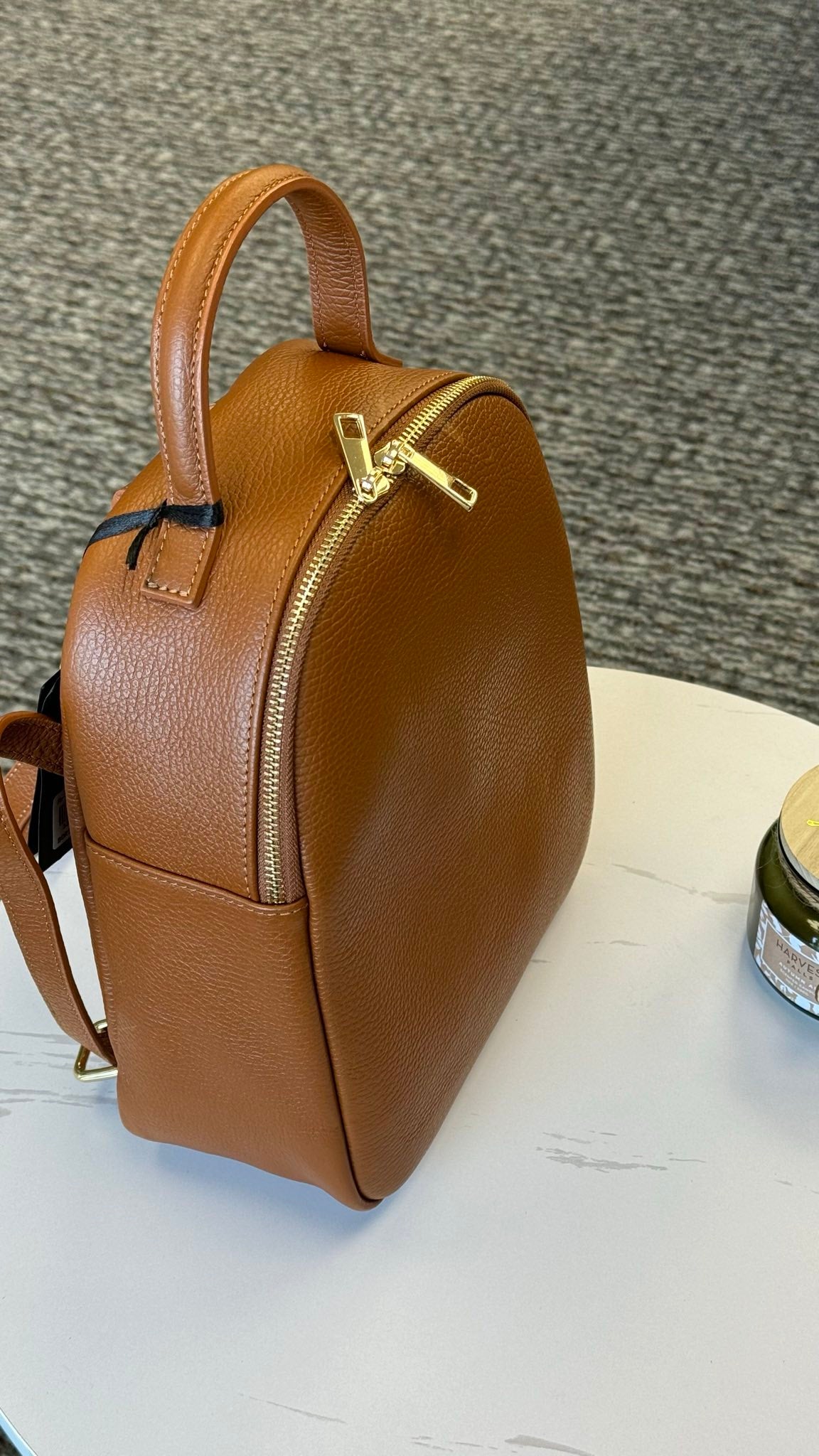 Italian Leather Mini Backpack 🇮🇹