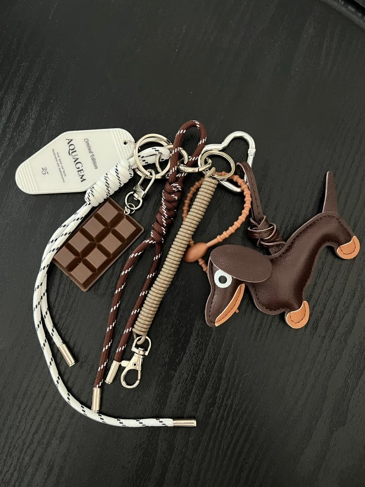 "Dachshund Delight" Key Chain