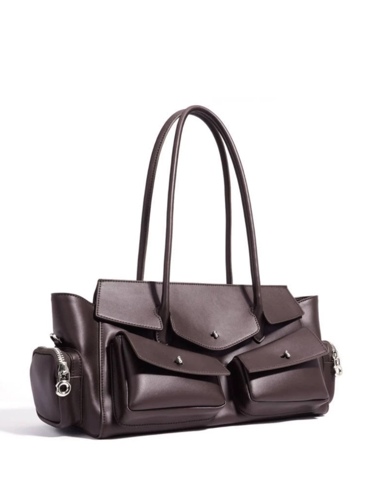 Cultivator — Genuine Leather Tote Bag with Utility Pockets