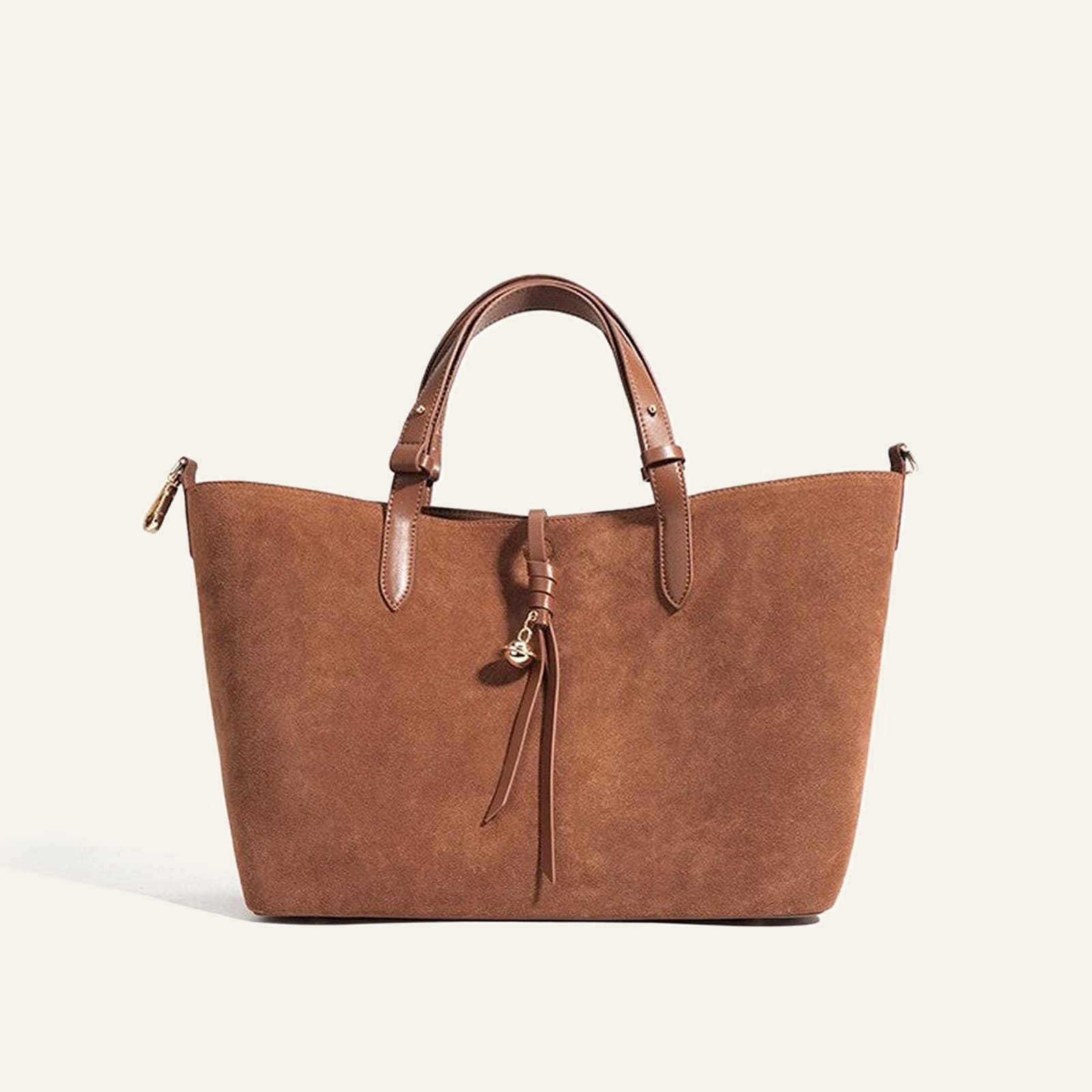 Suede Transformer Bag “Elegance Redefined”