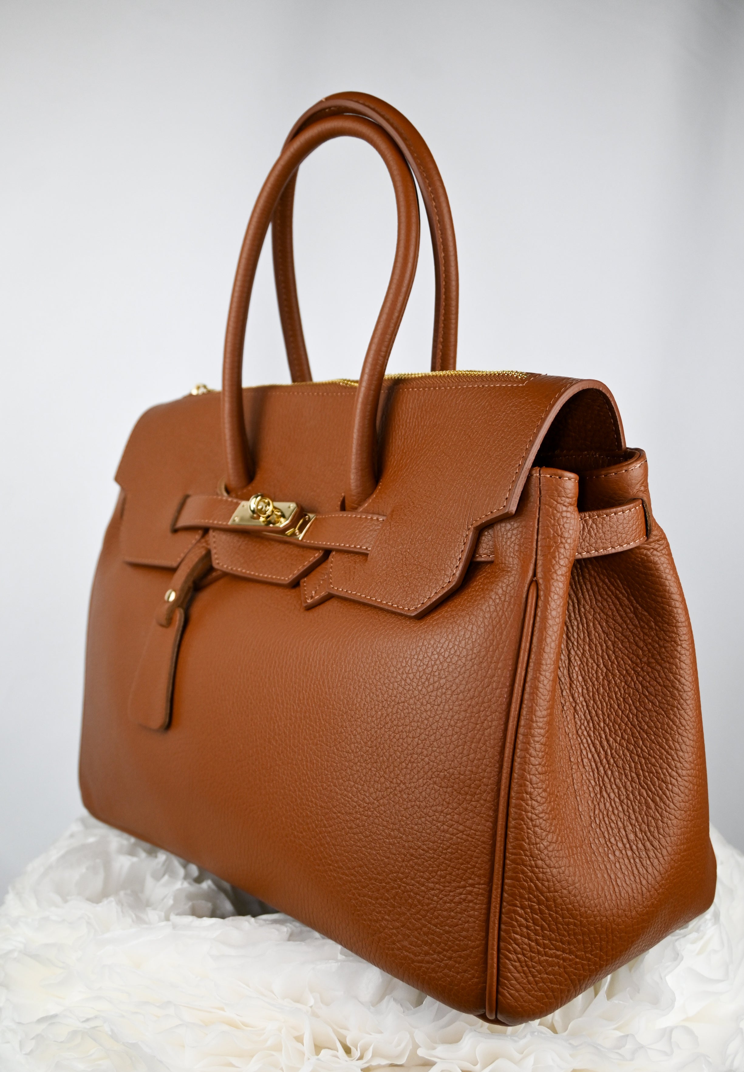Milano Grande – Italian Leather Bag. Without a strap