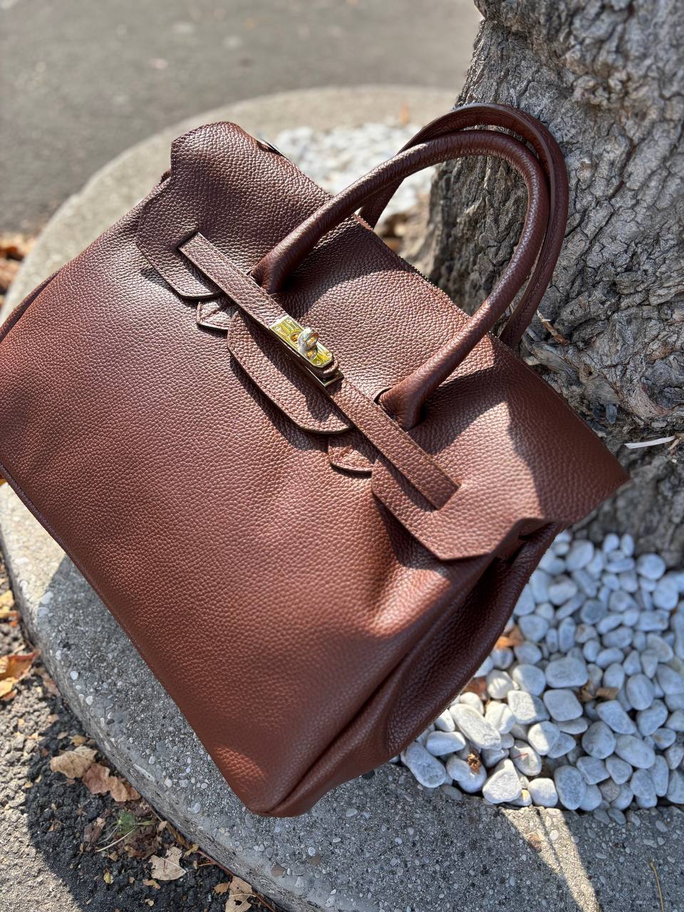 Milano Grande – Italian Leather Bag with Strap