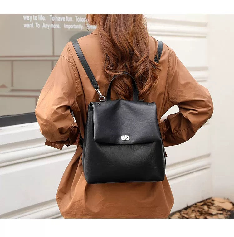 Timeless Leather Backpack Urban Elegance