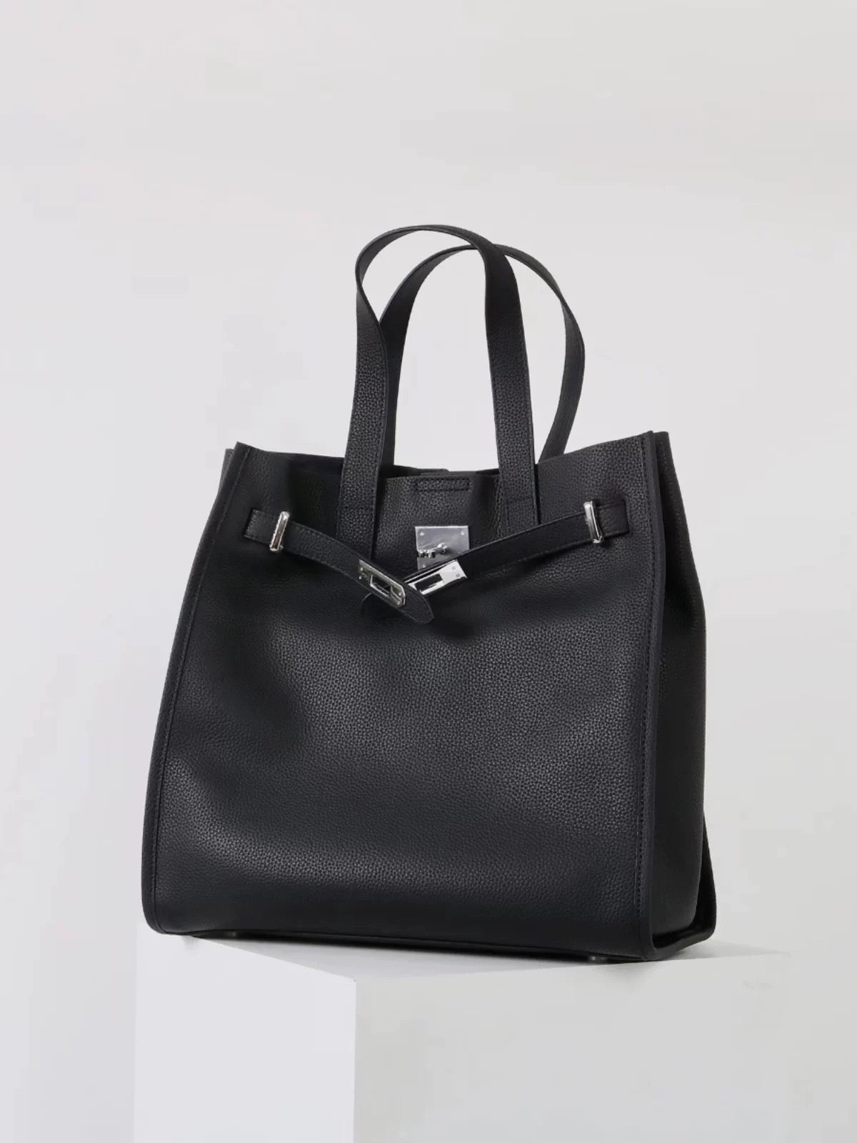 Large Genuine Leather Tote Bag – Work, Laptop & Business Shoulder Bag for Women