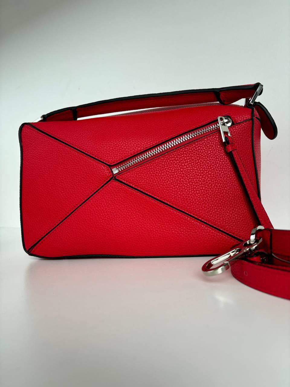 Rosso Classico – Premium Genuine Leather Bag. Italy