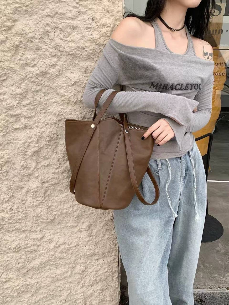 UrbanShell Set — Everyday Leather Elegance bag