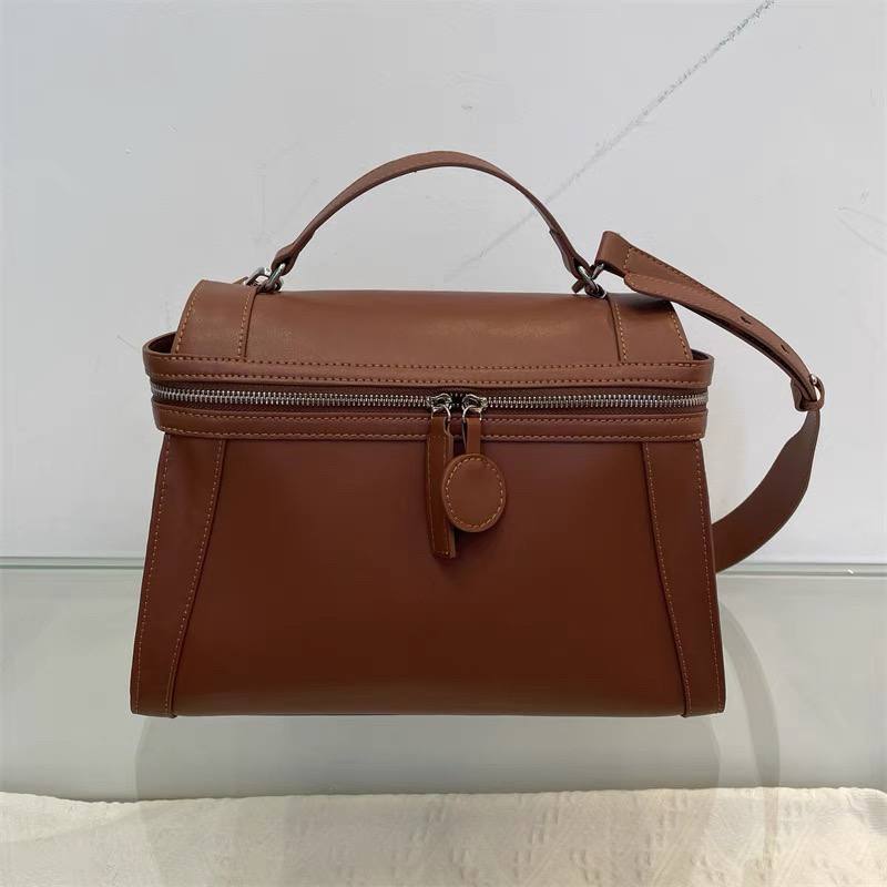 Estelle — Deep Brown Leather Bag