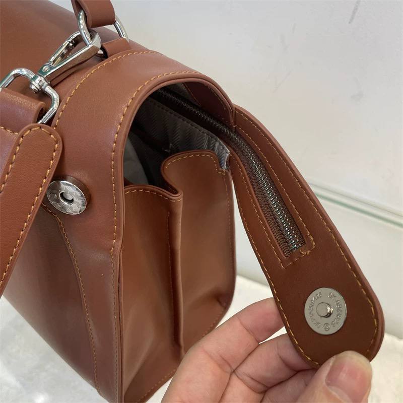 Estelle — Deep Brown Leather Bag