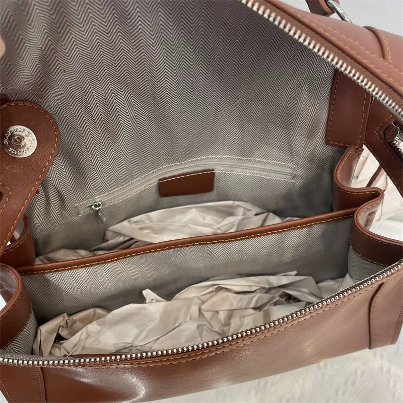 Estelle — Deep Brown Leather Bag