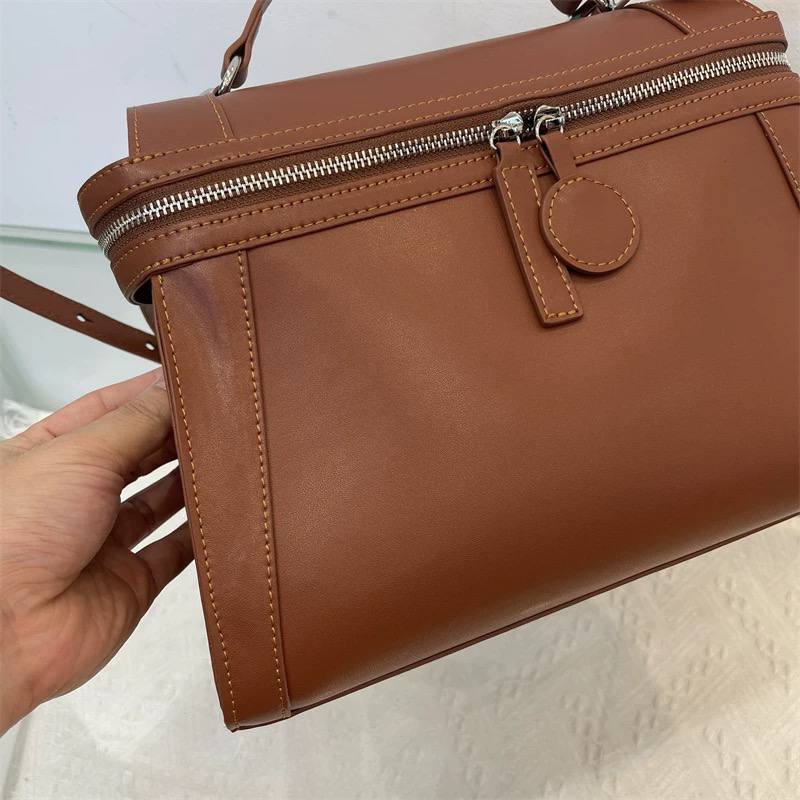 Estelle — Deep Brown Leather Bag