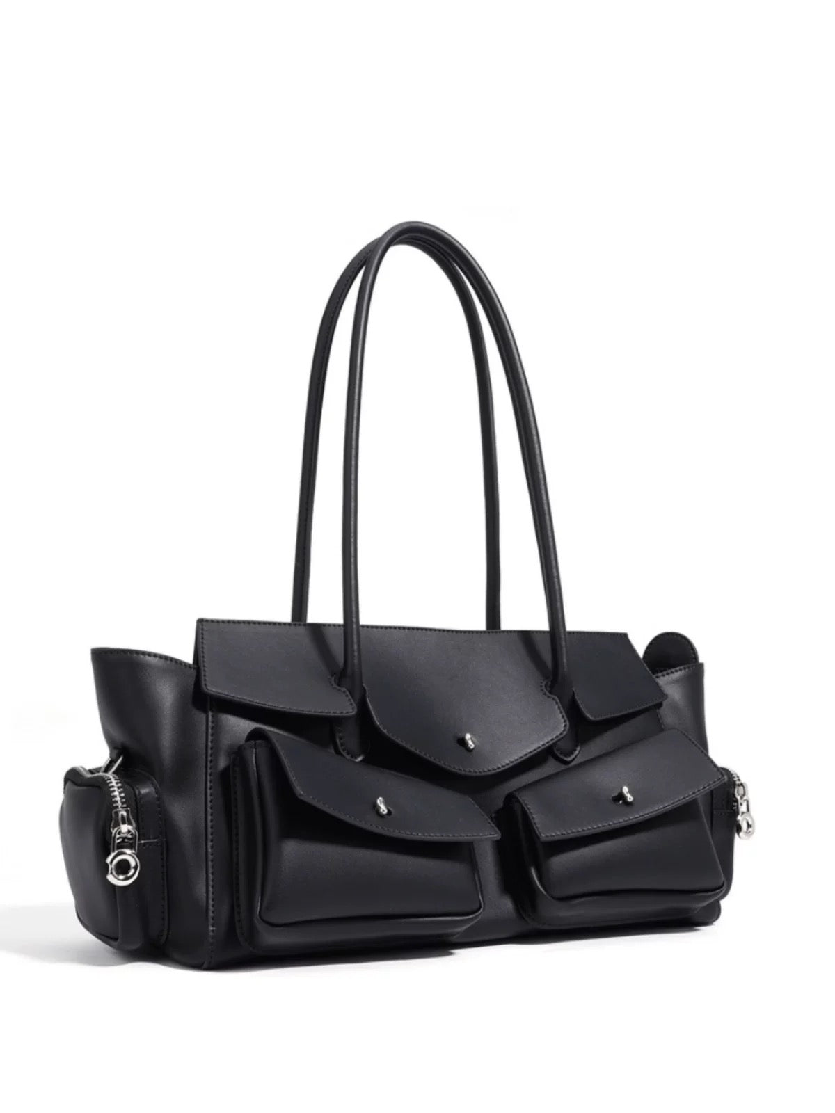 Cultivator — Genuine Leather Tote Bag with Utility Pockets