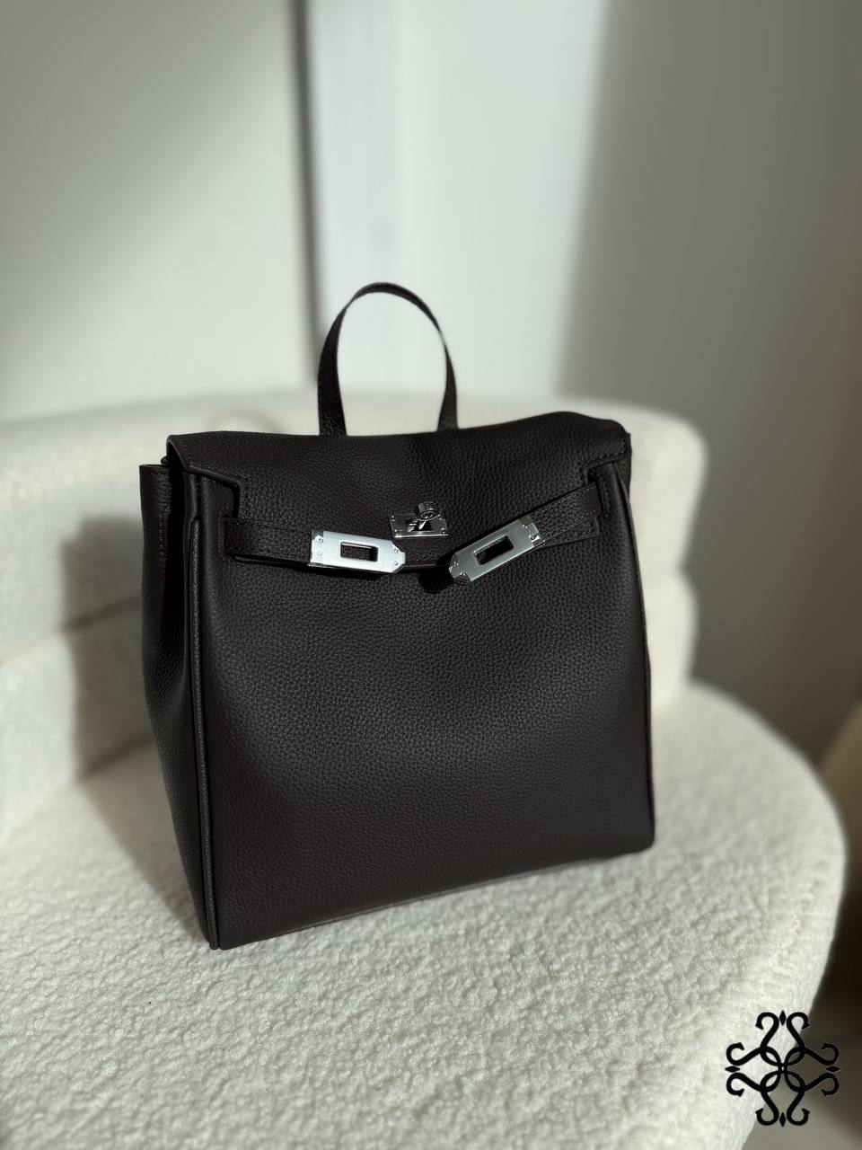 Bogdana Mini Leather Backpack