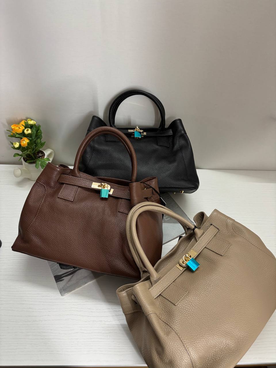 Bogdana Firenze – Genuine Leather Bag, Made in Italy 🇮🇹