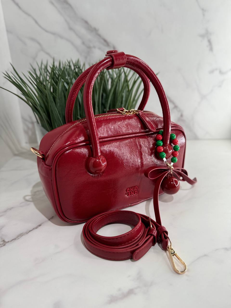 Elegant Charm Faux Leather Handbag