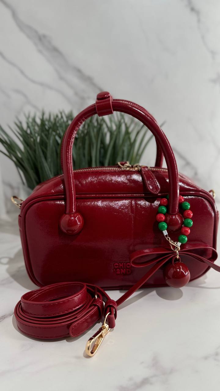 Elegant Charm Faux Leather Handbag