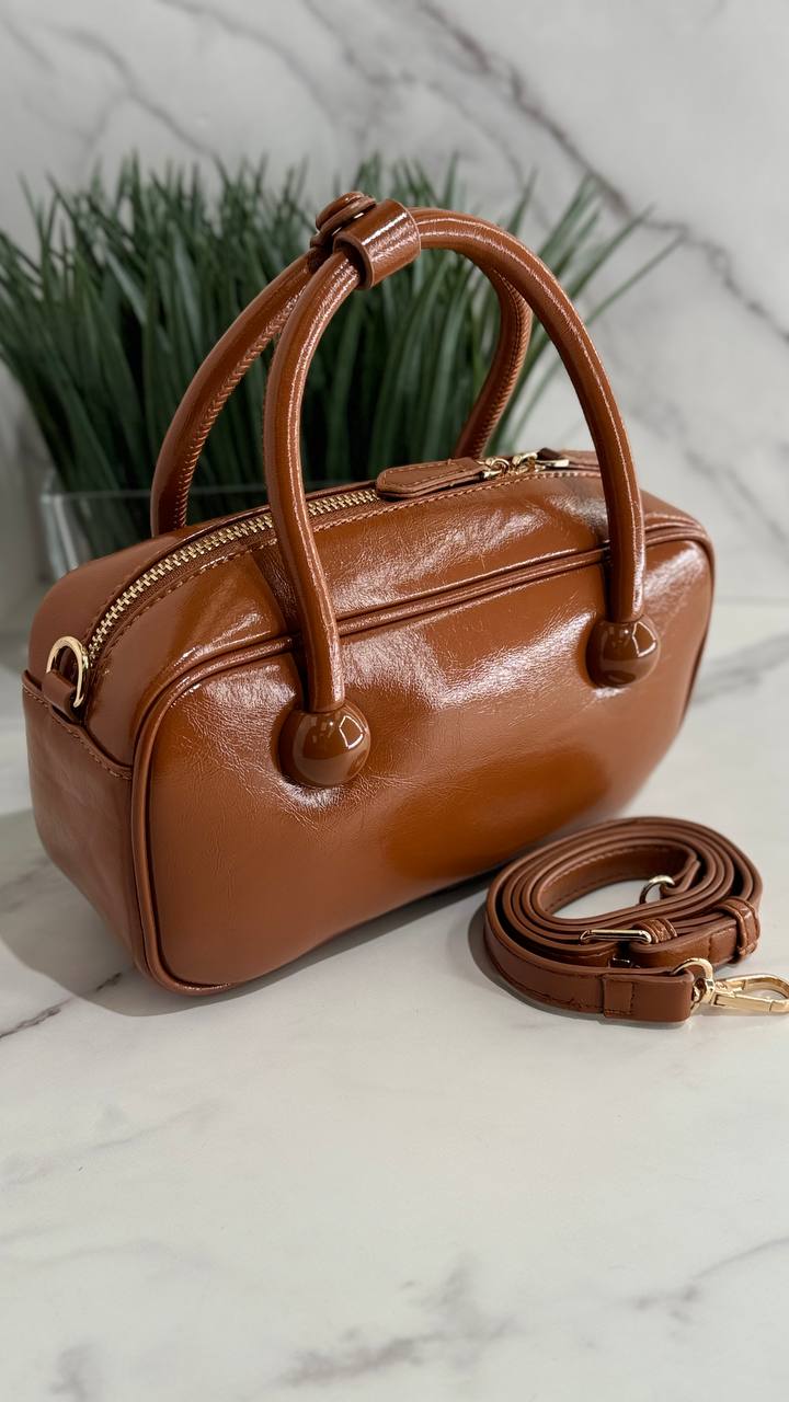 Elegant Charm Faux Leather Handbag