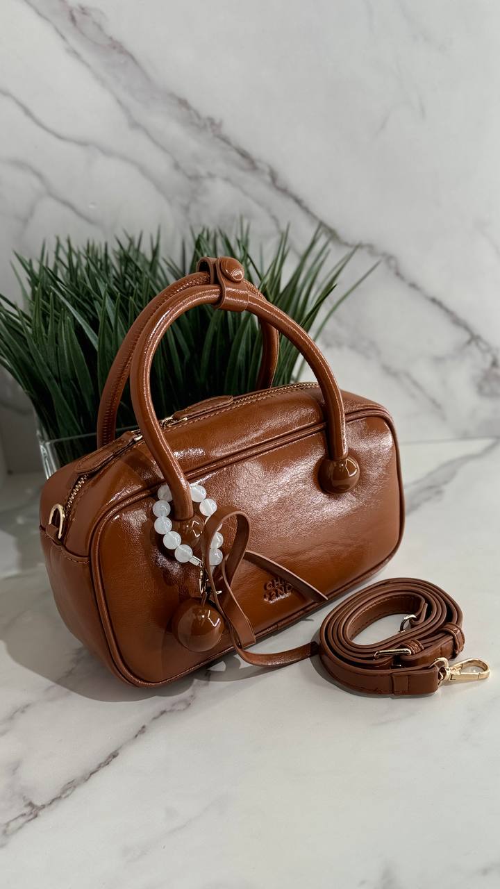 Elegant Charm Faux Leather Handbag