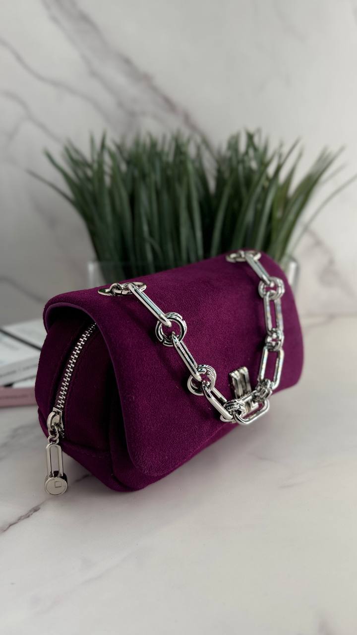 Chic Suede Mini Bag Elegance Charm