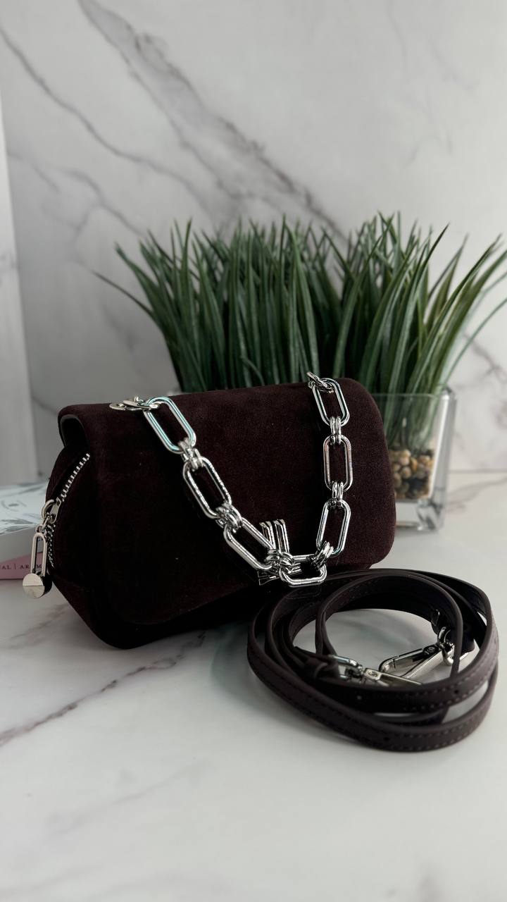 Chic Suede Mini Bag Elegance Charm