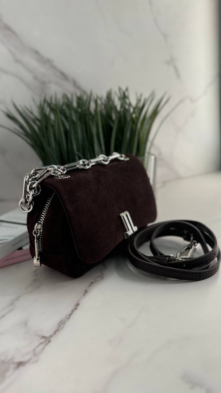 Chic Suede Mini Bag Elegance Charm