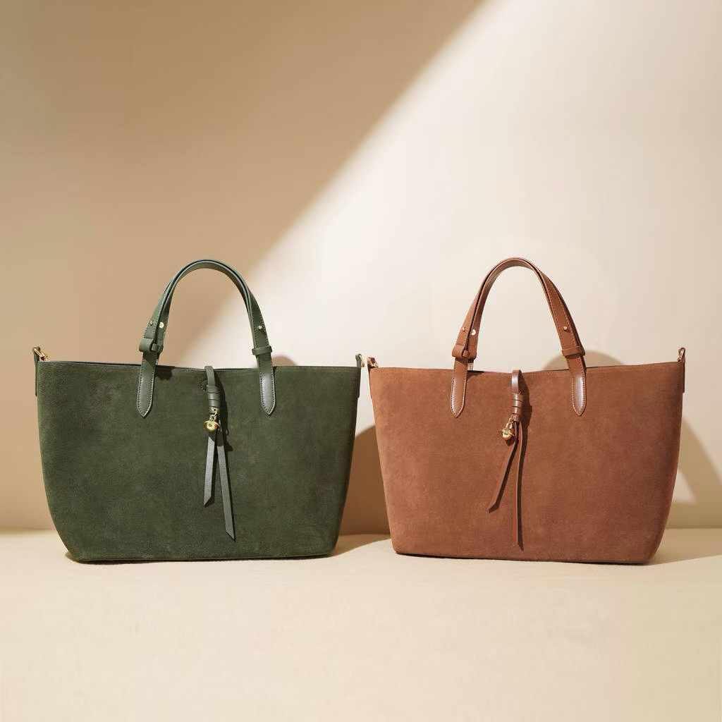 Suede Transformer Bag “Elegance Redefined”