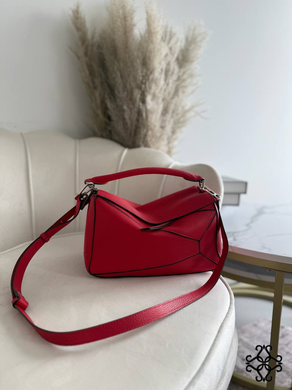 Rosso Classico – Premium Genuine Leather Bag. Italy