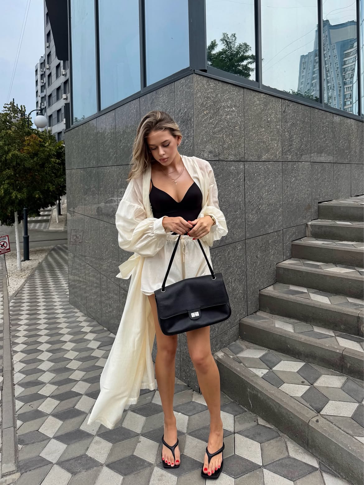 Classic Duo — Genuine Leather Shoulder Bag