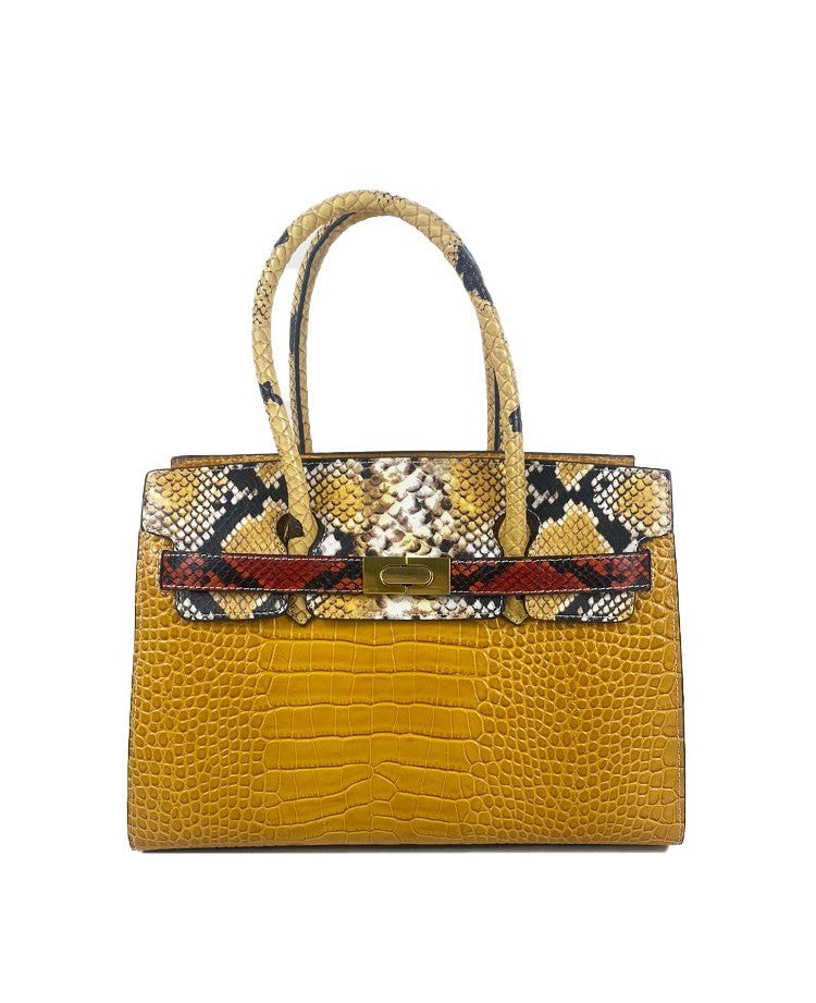Pre-order. Borsa Vittoria — Genuine Leather Handbag, Made in Italy