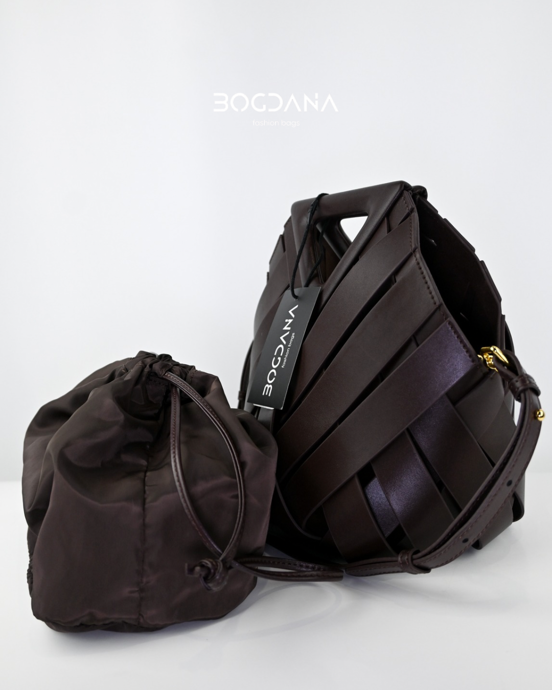 The Statement Weave Bag-A Bold Statement in Genuine Leather