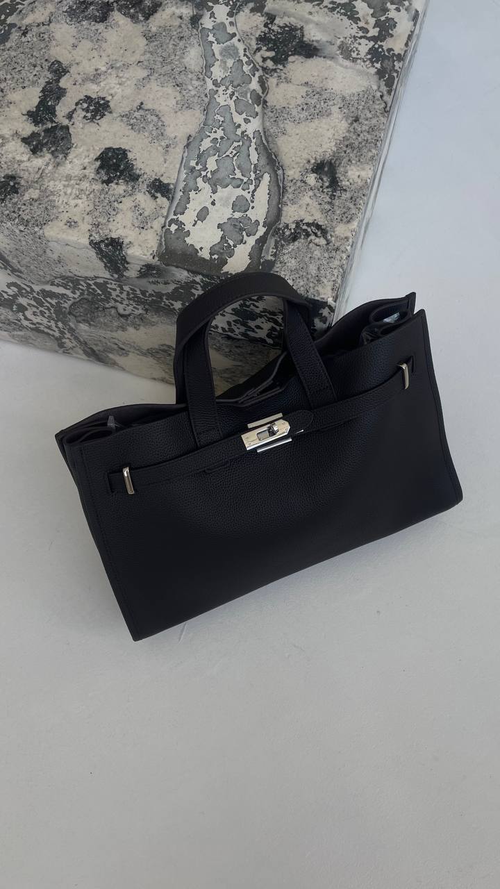 Urban Luxe — Genuine Leather Power Tote. Women’s shoulder bag