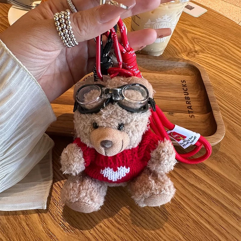 🧸 Plush Bear Keychain | Trendy Bag Accessory 2025