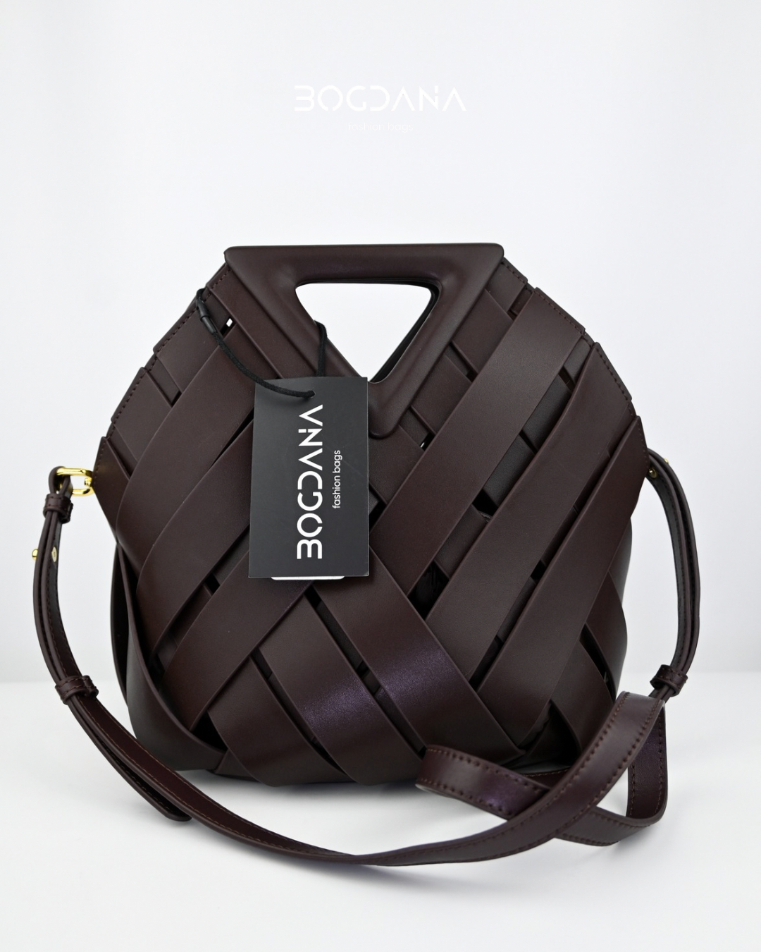 The Statement Weave Bag-A Bold Statement in Genuine Leather
