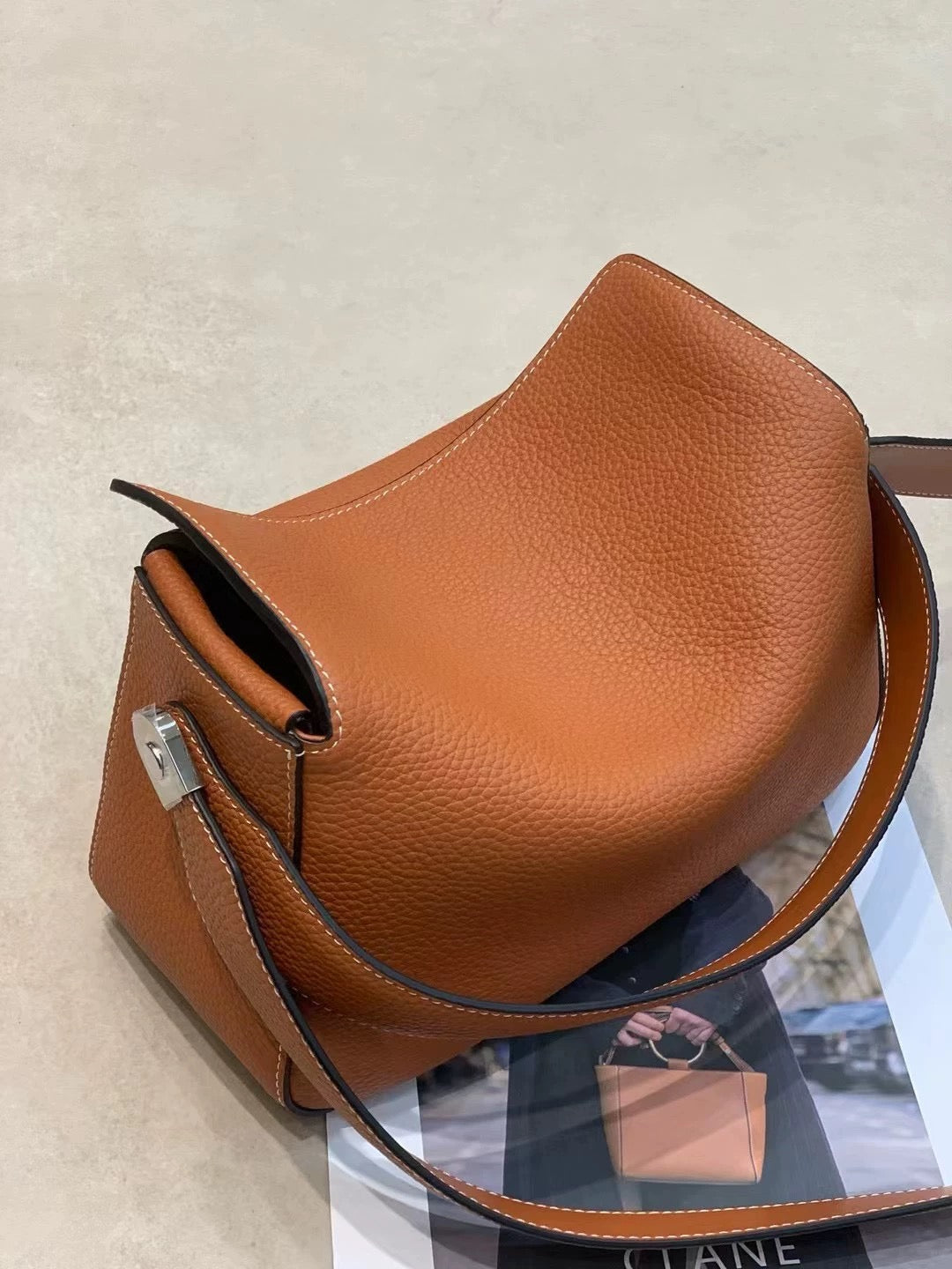 Dual Luxe – Genuine Leather Shoulder Bag