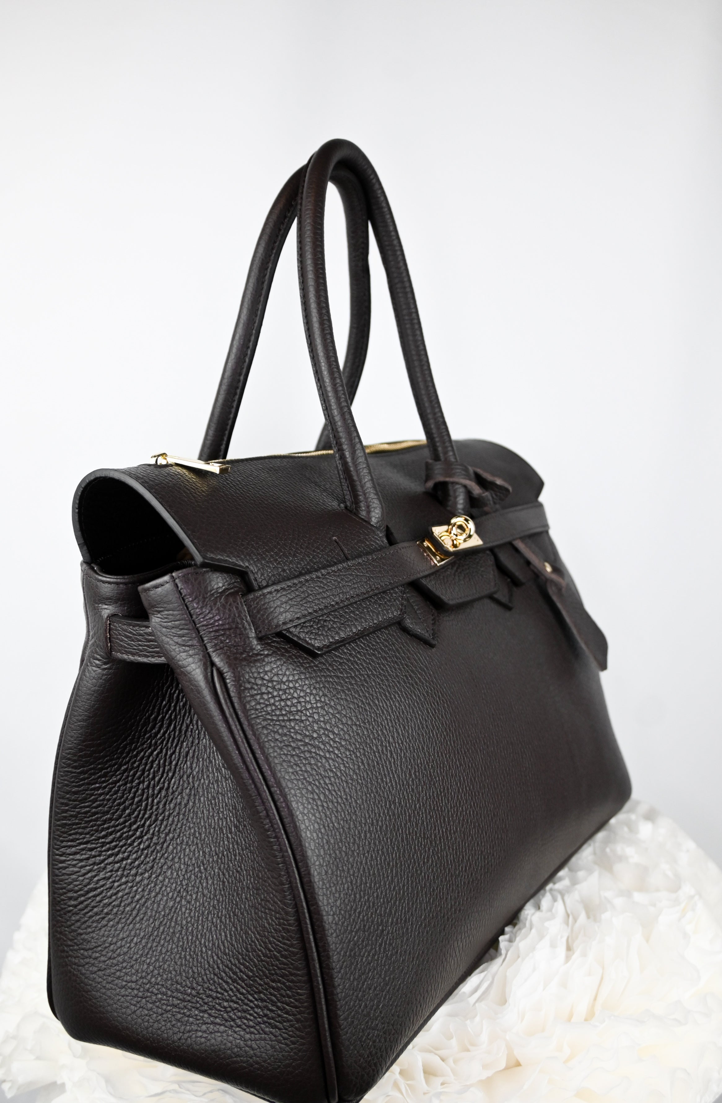 Milano Grande – Italian Leather Bag. Without a strap