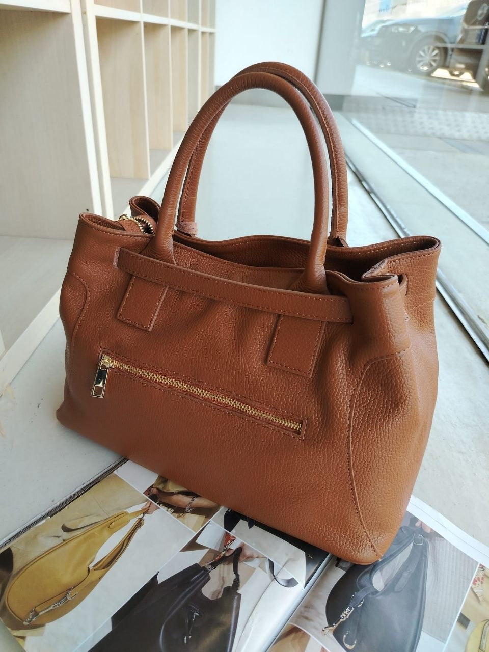 Bogdana Firenze – Genuine Leather Bag, Made in Italy 🇮🇹