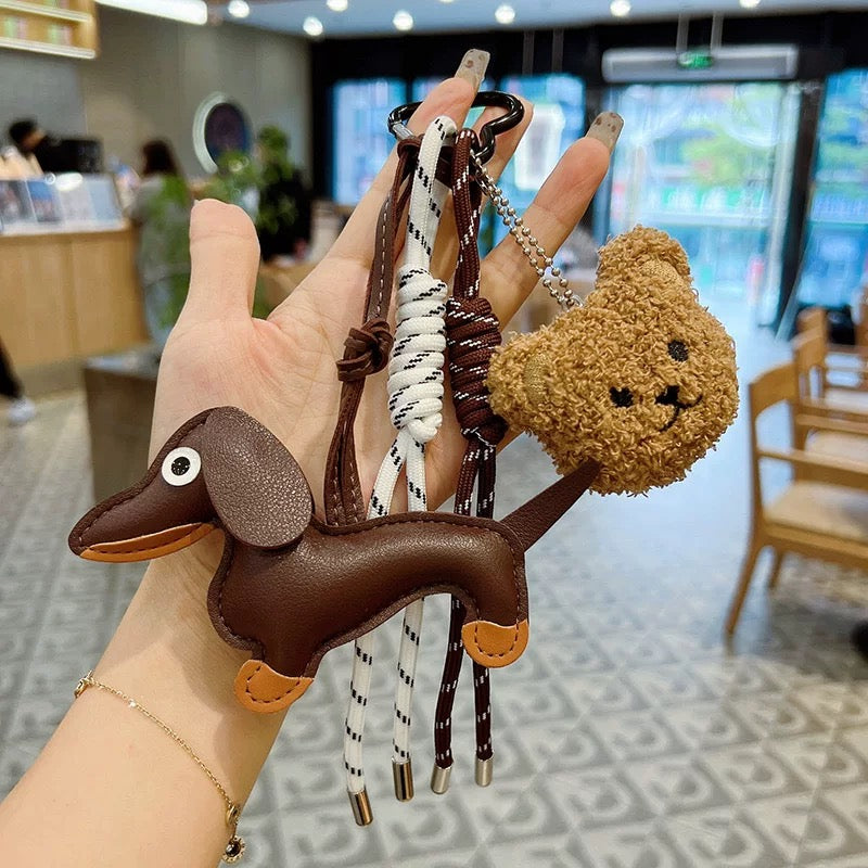 "Dachshund Delight" Key Chain
