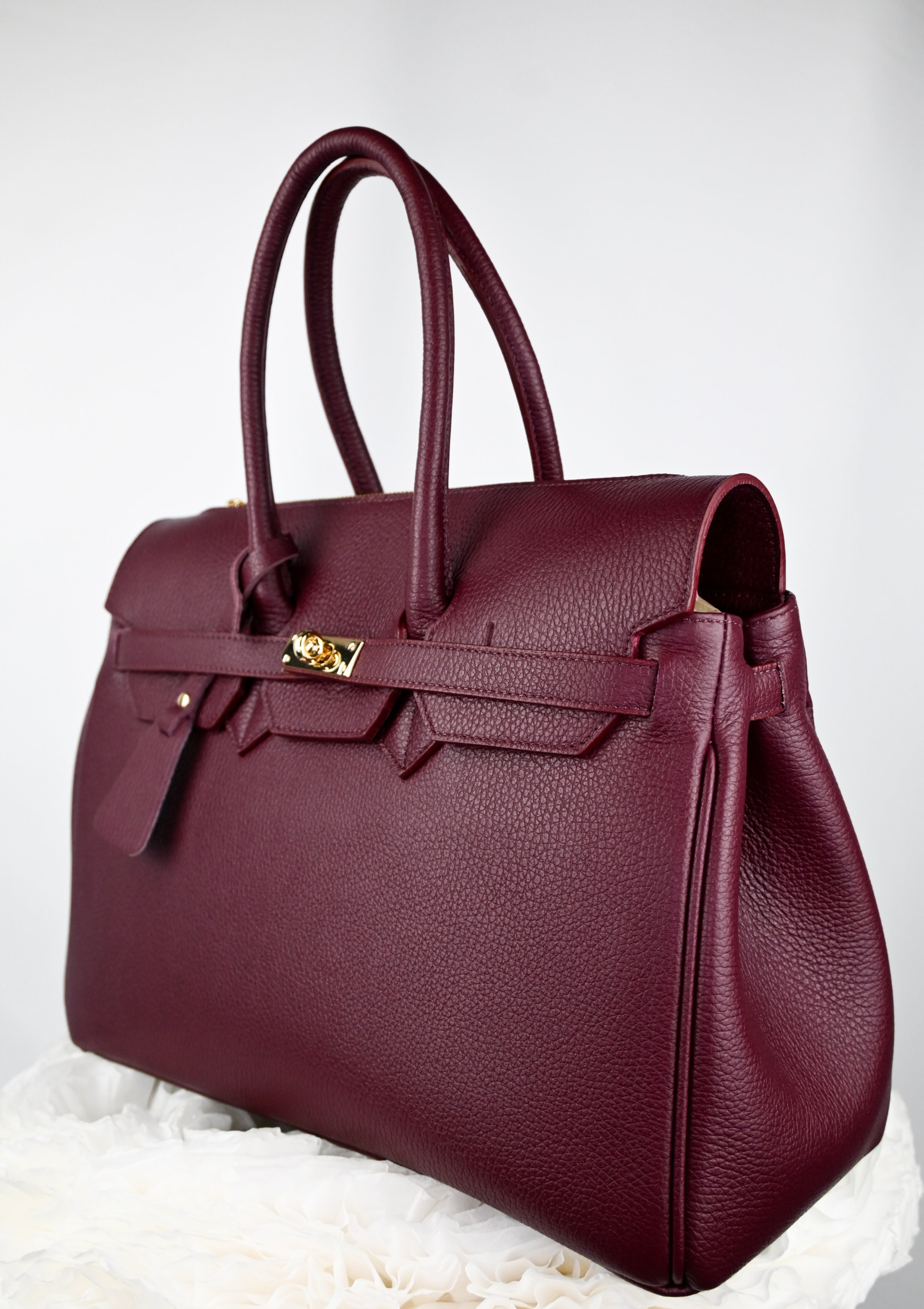 Milano Grande – Italian Leather Bag. Without a strap