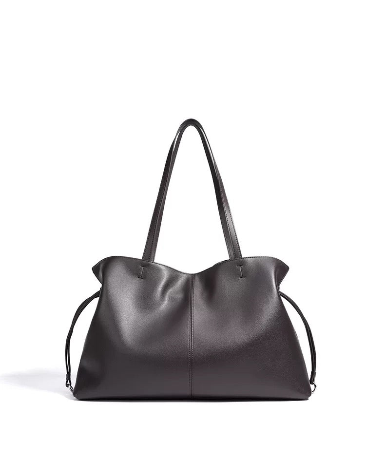 Heritage Suede — Genuine Leather & Suede Tote Bag