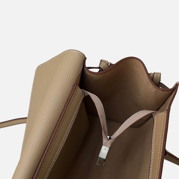 Elegance Luxe: Genuine Grained Leather Bag – The Epitome of Elegance and Comfort