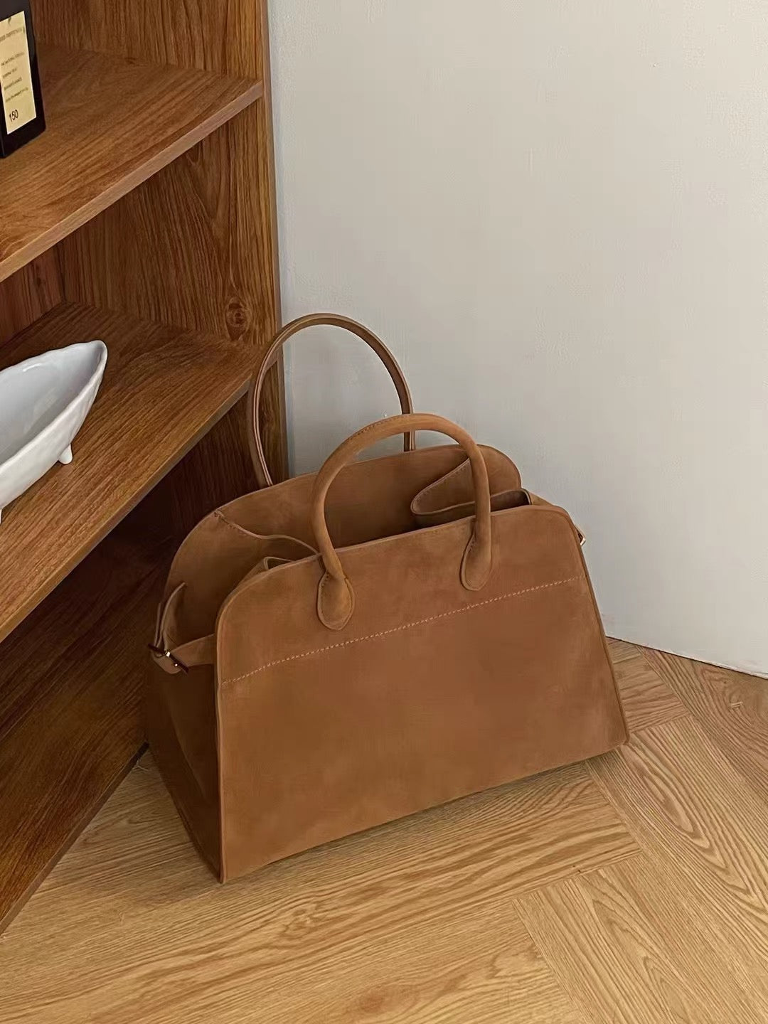 Velour Elegance – The Ultimate Italian Suede Handbag