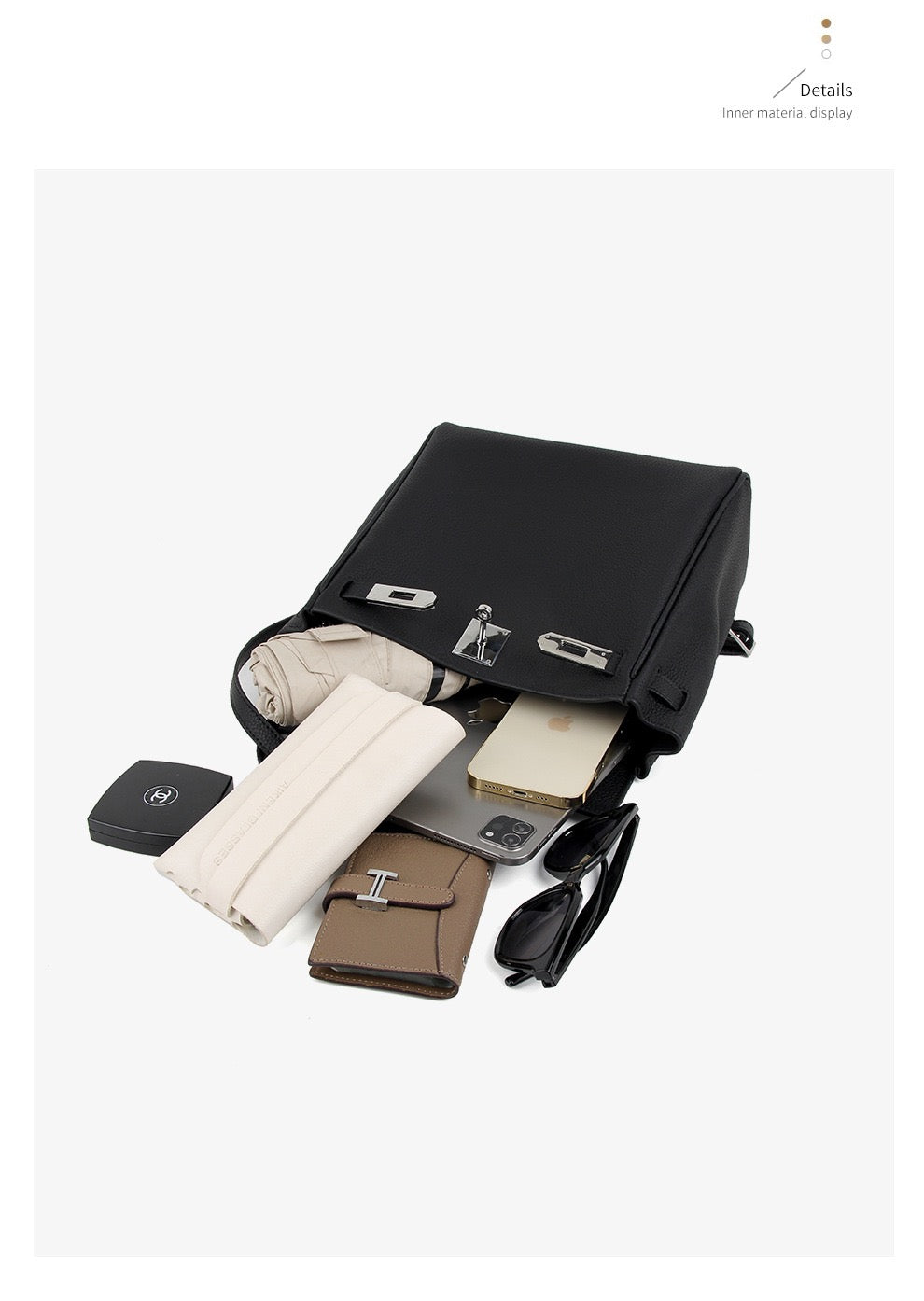 Bogdana Mini Leather Backpack