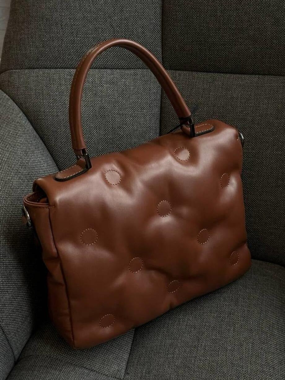 Coffee in Style – leather bag for fashionable women