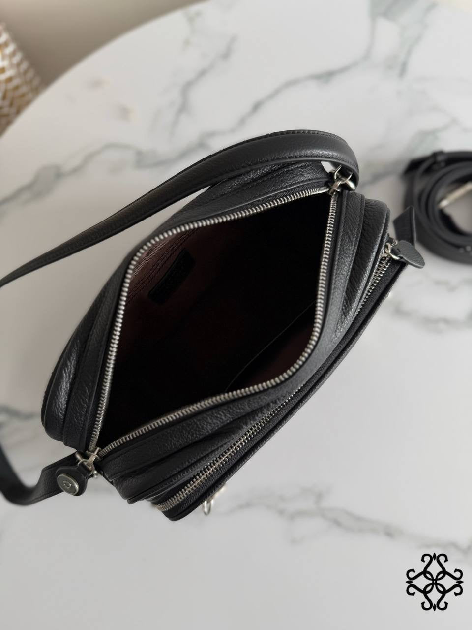 VIRELZA | Italian Leather Crossbody Bag